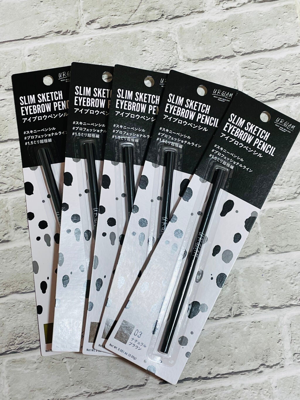 スリムスケッチアイブロウペンシル/U R GLAM/アイブロウペンシルを使ったクチコミ(1枚目)