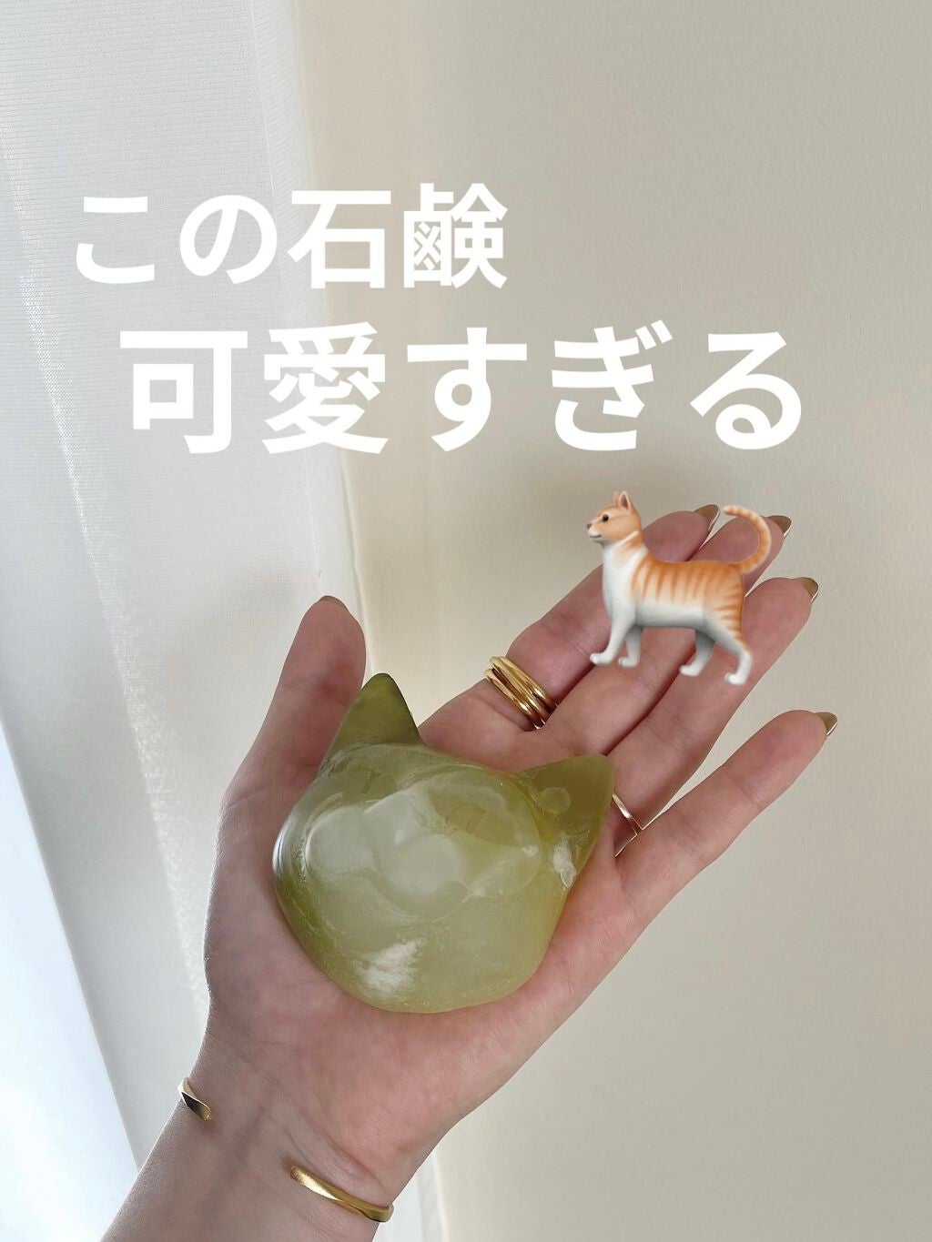 フォロバ中!なるみんご🦩🦩🦩一重メイク&コスメ&美容 on LIPS 「世界にひとつだけの石鹸を作ってみたら、可愛すぎた…🐈💭「パーソ..」(1枚目)