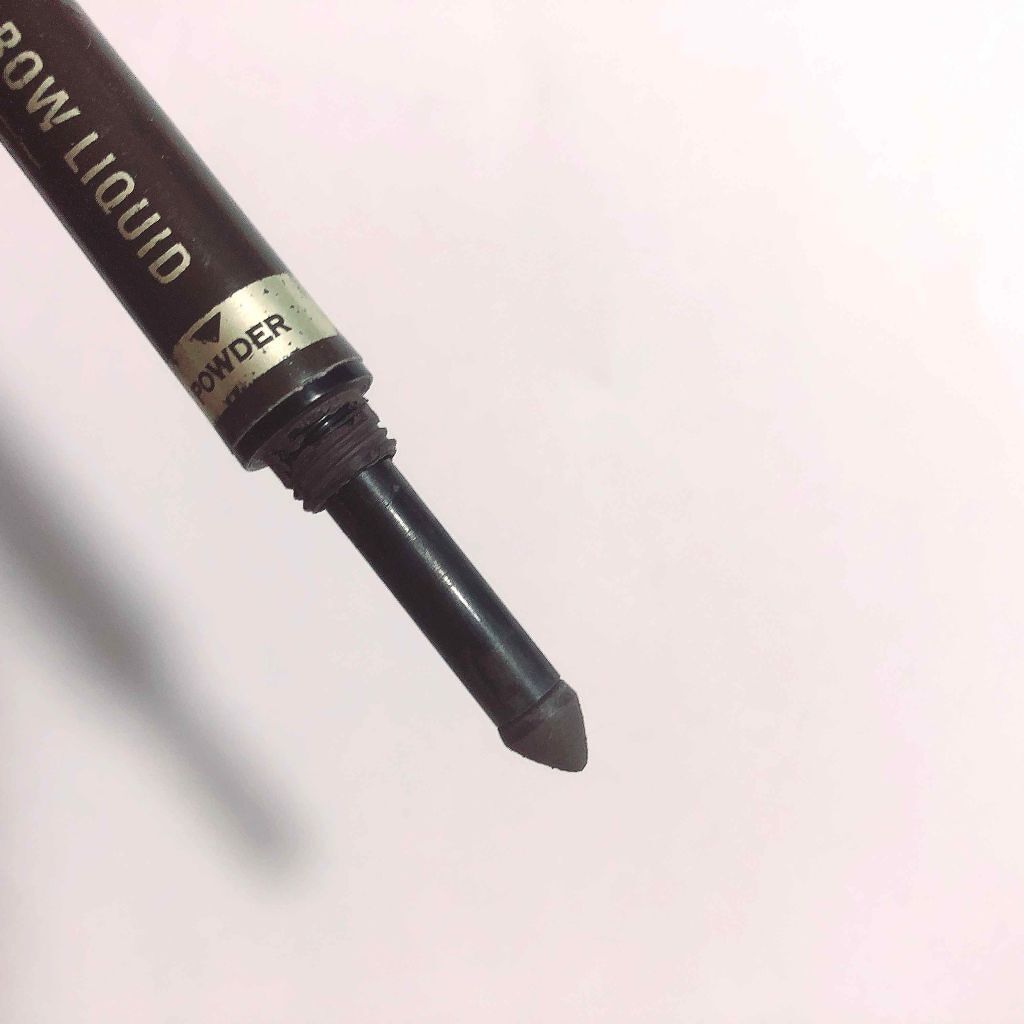 ラスティングツーウェイアイブロウ リキッド(旧) 04 グレイッシュブラウン/K-パレット/リキッドアイブロウを使ったクチコミ（2枚目）