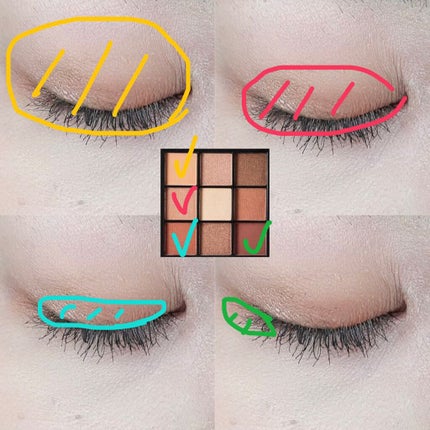 UR GLAM BLOOMING EYE COLOR PALETTE/U R GLAM/アイシャドウパレットを使ったクチコミ(2枚目)