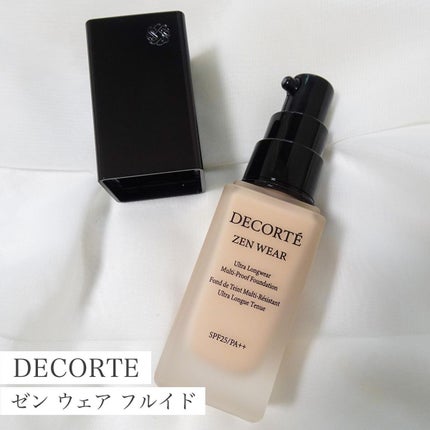 ゼン ウェア フルイド/DECORTÉ/リキッドファンデーションを使ったクチコミ(1枚目)