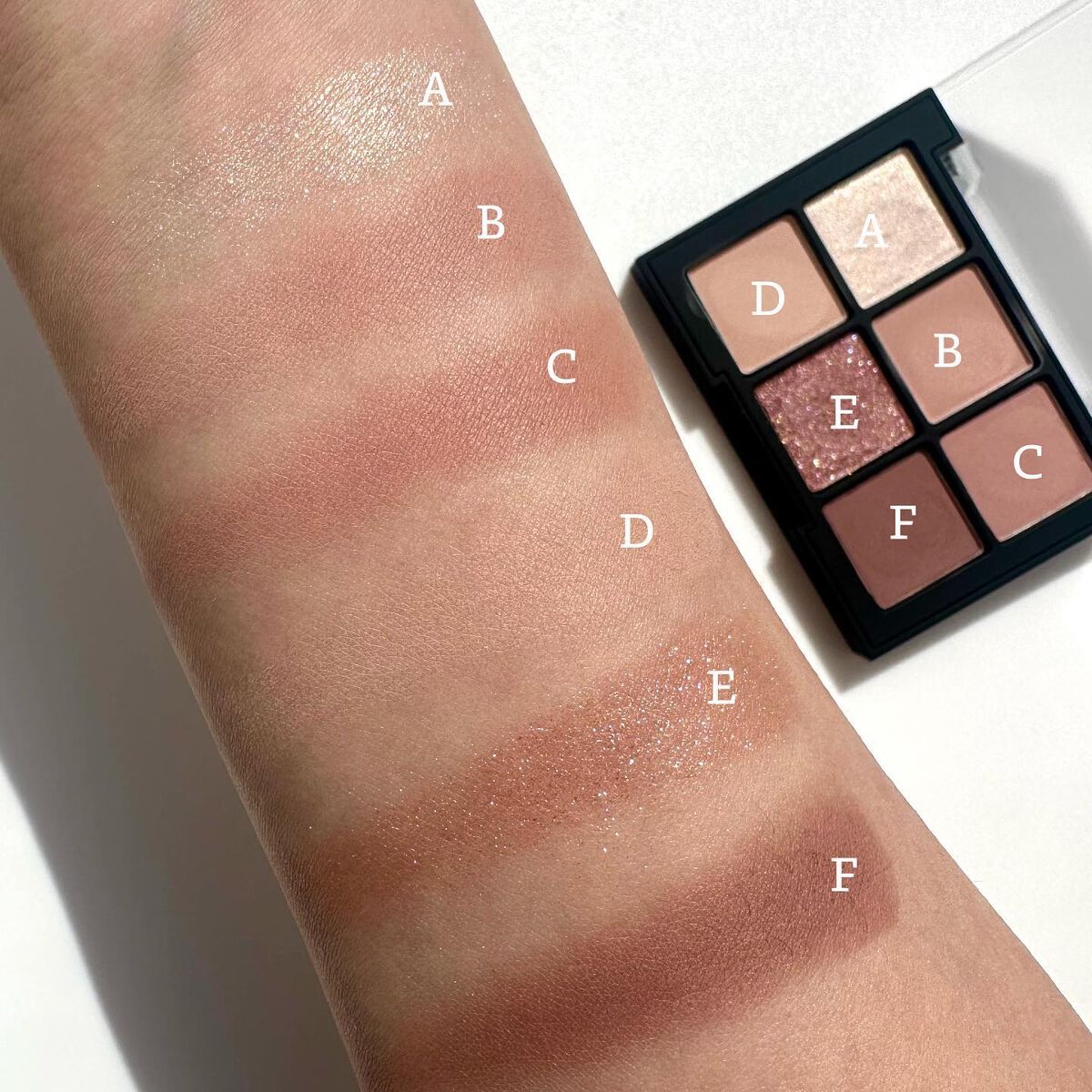 ブラーフィニシュシャドウパレット/Dinto/アイシャドウパレットを使ったクチコミ(4枚目)