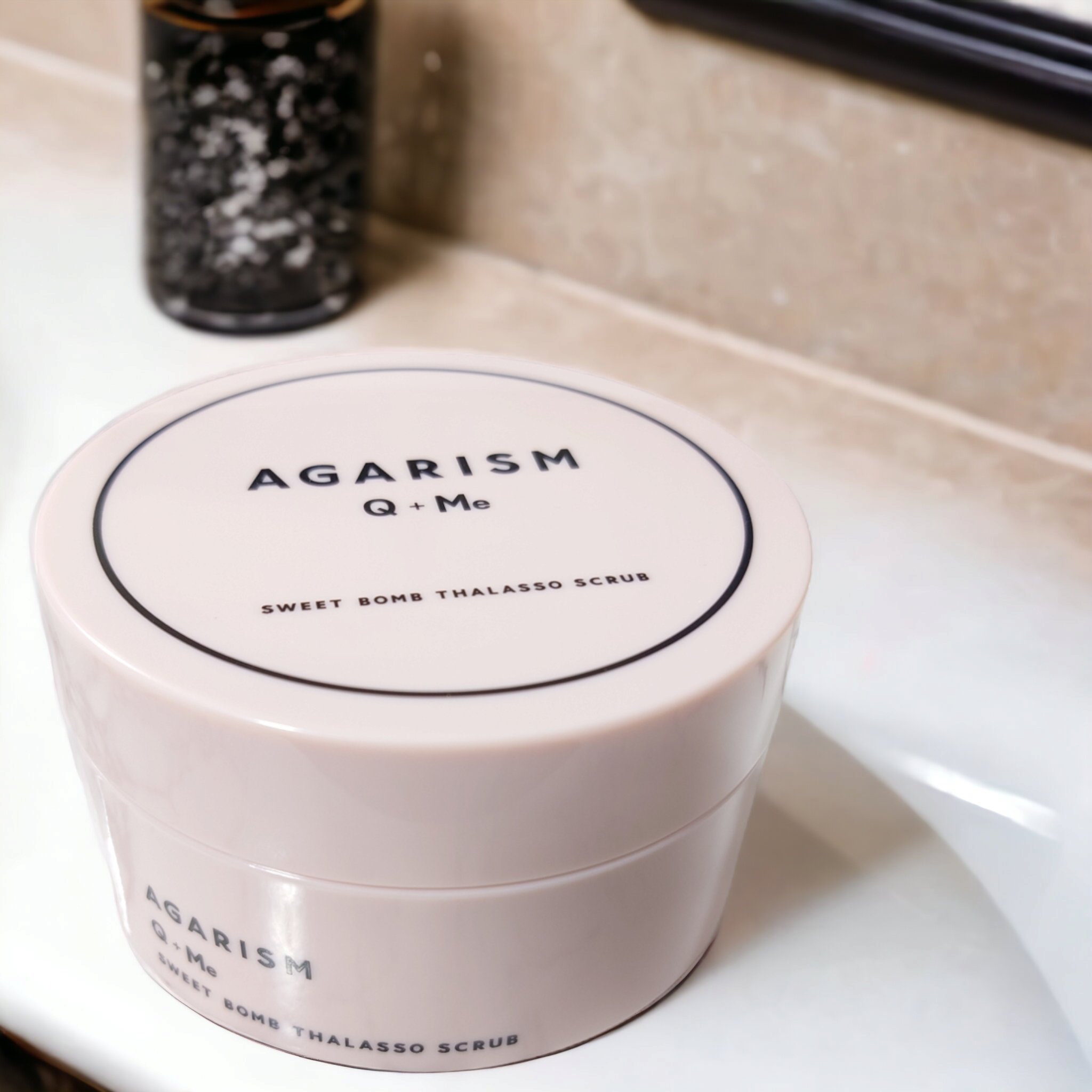 Q+Me スウィート ボム タラソ スクラブ/AGARISM/バストケア・ヒップケアを使ったクチコミ（2枚目）