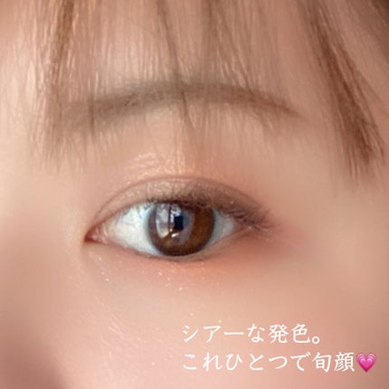 CHEER me COLOR アイシャドウ/セリア/アイシャドウパレットを使ったクチコミ(3枚目)