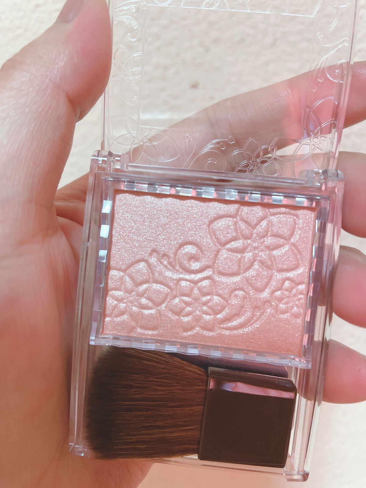 パールグロウチーク/CEZANNE/パウダーチークを使ったクチコミ(2枚目)