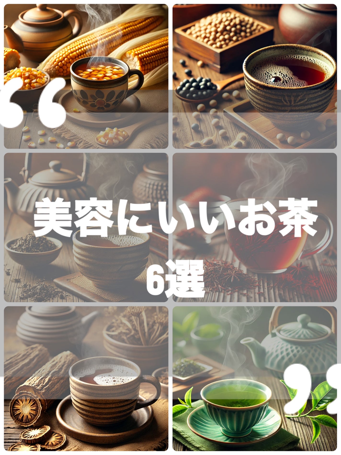 アオ on LIPS 「美容にいいお茶6選!🍵むくみ解消や、肌荒れ防止、ニキビ防止など..」(1枚目)