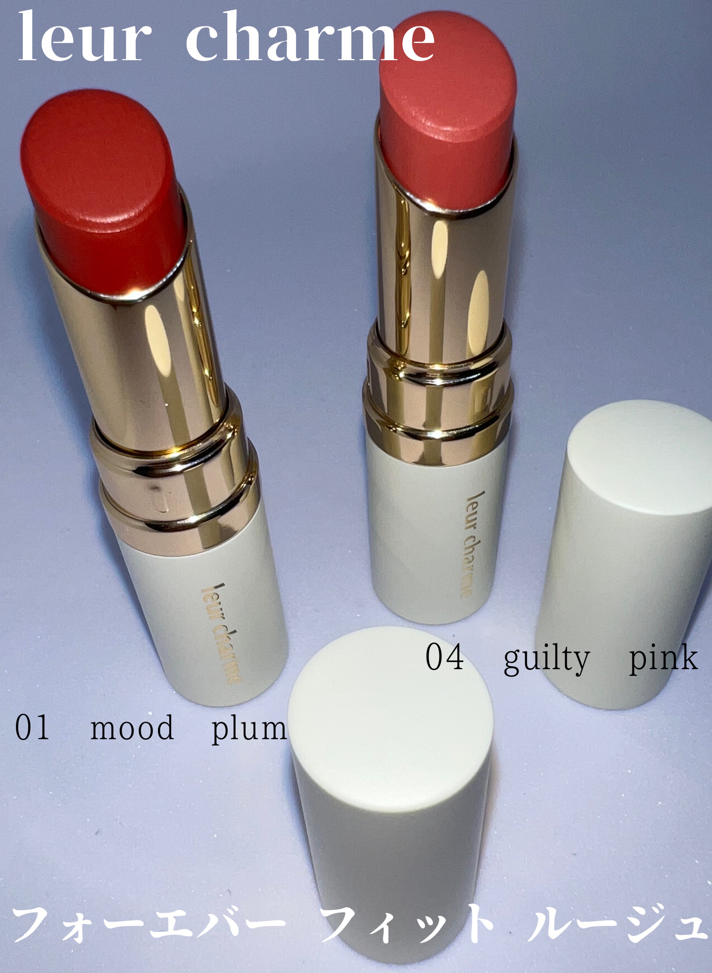 フォーエバー フィット ルージュ 01 mood plum(ムードプラム)/leur charme/口紅を使ったクチコミ（1枚目）