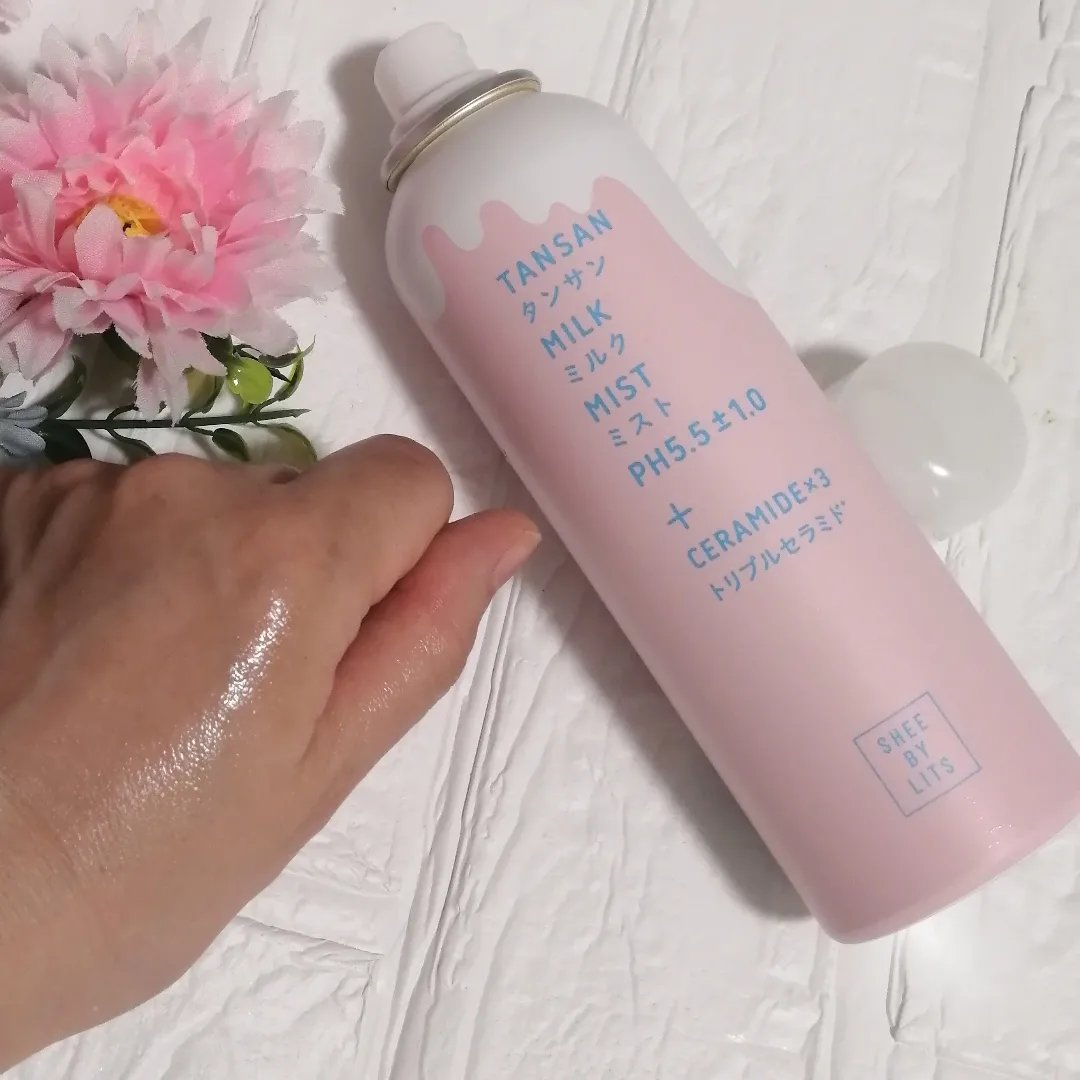 SHEE BY LITS 炭酸ミルクミスト/リッツ/ミスト状化粧水を使ったクチコミ（3枚目）