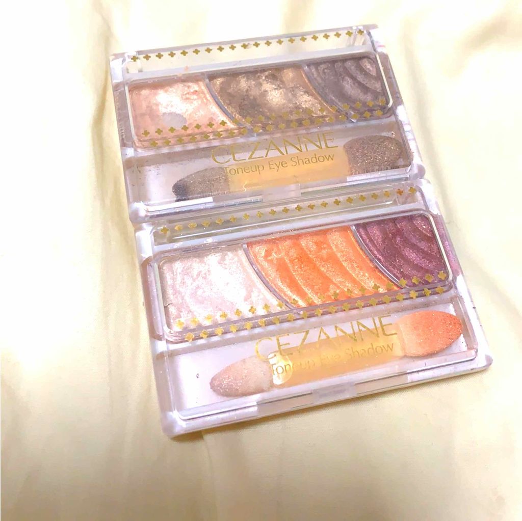 トーンアップアイシャドウ/CEZANNE/アイシャドウパレットを使ったクチコミ（1枚目）