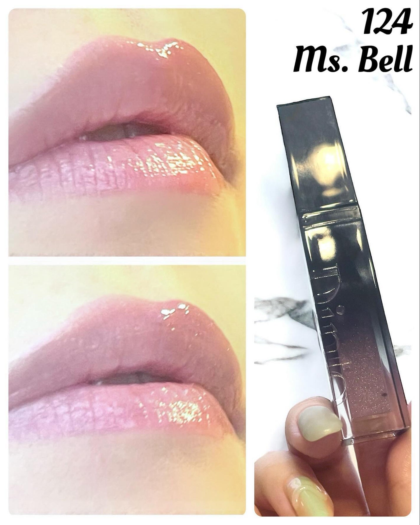 ボリュームパールキッスグロス/Dinto/リップグロスを使ったクチコミ(7枚目)