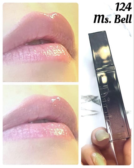 ボリュームパールキッスグロス/Dinto/リップグロスを使ったクチコミ(7枚目)