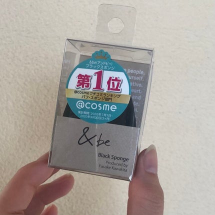 &be ブラックスポンジ/&be/パフ・スポンジを使ったクチコミ(1枚目)