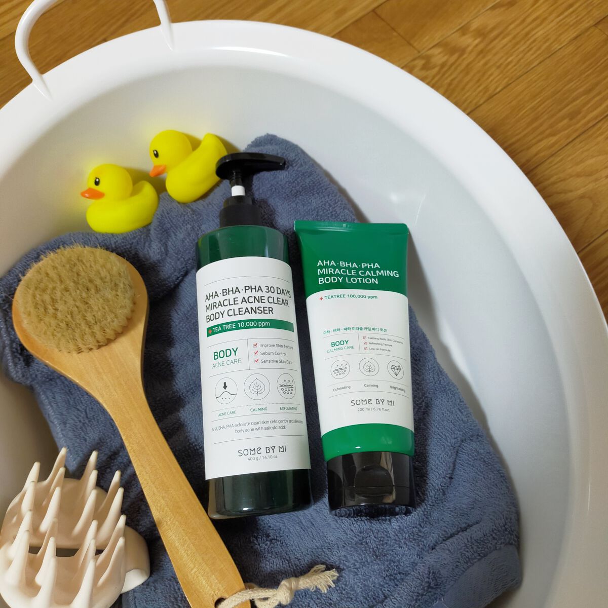 AHA.BHA.PHAミラクルカーミングボディローション /SOME BY MI/ボディローションを使ったクチコミ（1枚目）