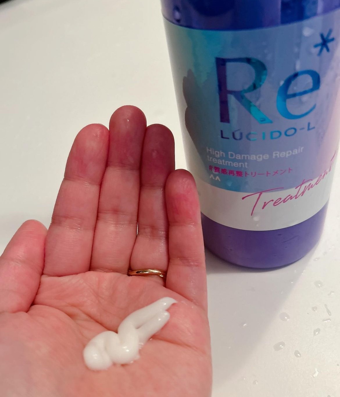 ＃質感再整シャンプー／トリートメント /ルシードエル/市販シャンプーを使ったクチコミ（3枚目）