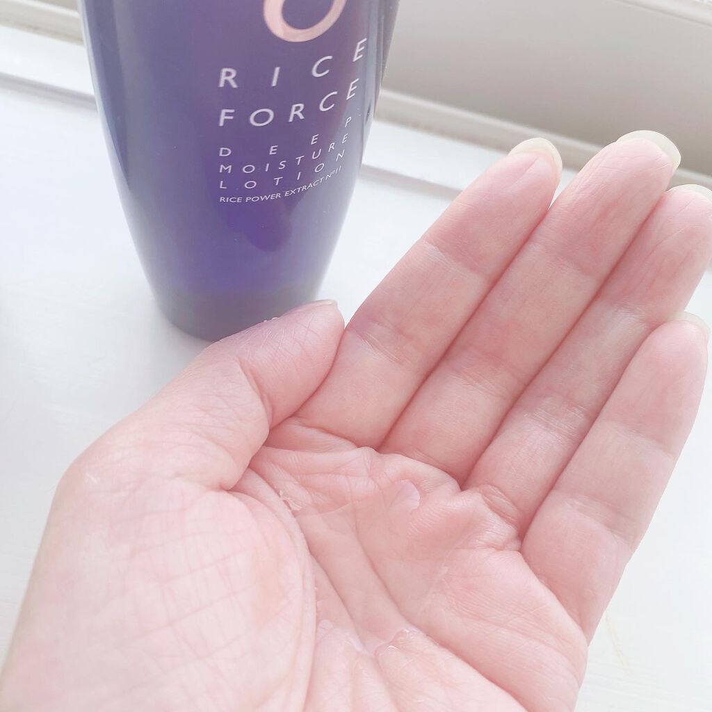 ディープモイスチュアローション/ライスフォース/化粧水を使ったクチコミ（3枚目）