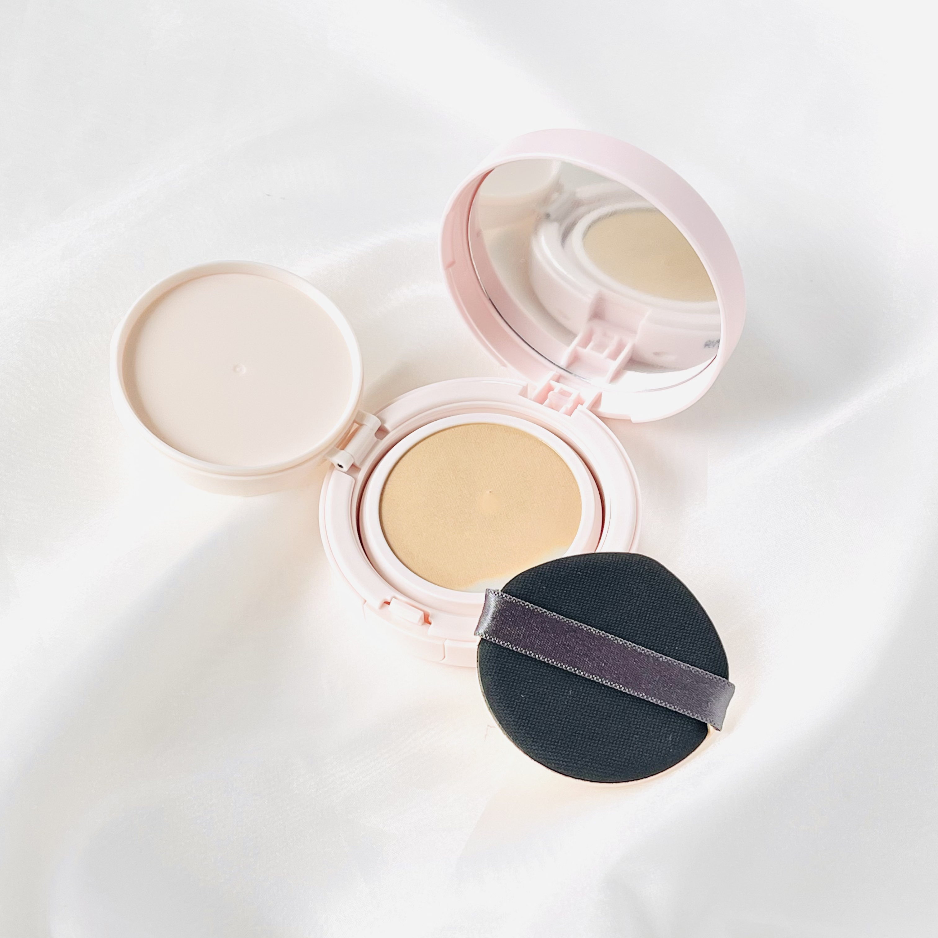 アクアリー スキンウェア カバー 02 ナチュラルベージュ/ESPRIQUE/クッションファンデーションを使ったクチコミ（1枚目）