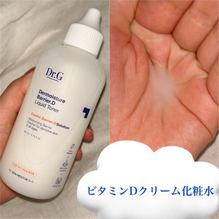 ザモイスチャーバリアDリキッドトナー/Dr.G/化粧水を使ったクチコミ(1枚目)