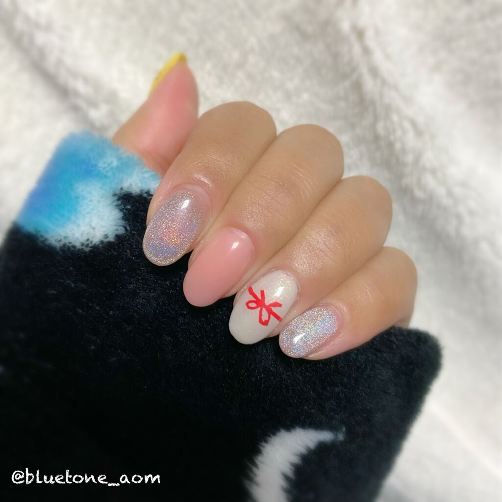 ジェルネイル(ライト対応)/セリア/ジェルネイルを使ったクチコミ(4枚目)