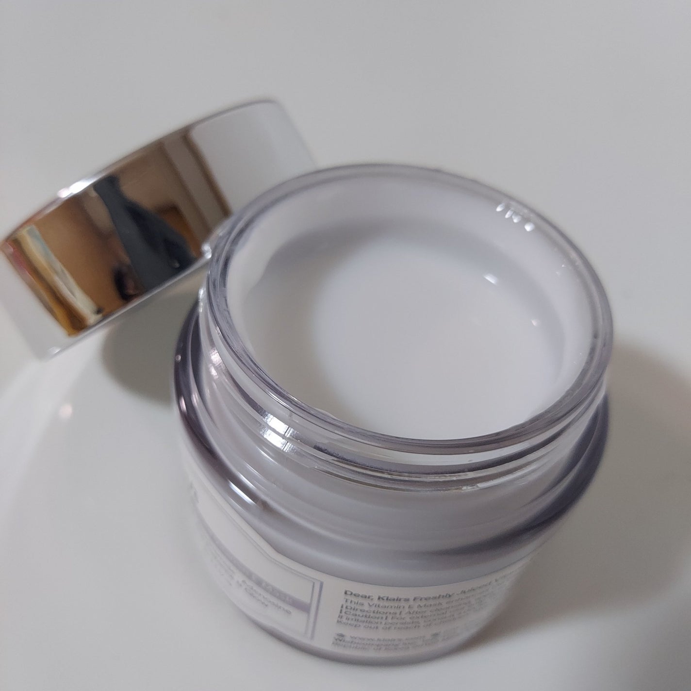 フレッシュリージュースドビタミンEマスク(90g)/Klairs/フェイスクリームを使ったクチコミ(5枚目)