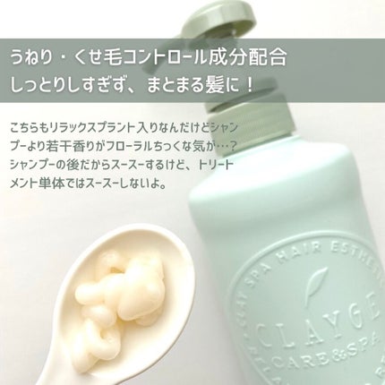 シャンプー/トリートメントR /CLAYGE/シャンプー・コンディショナーを使ったクチコミ(3枚目)