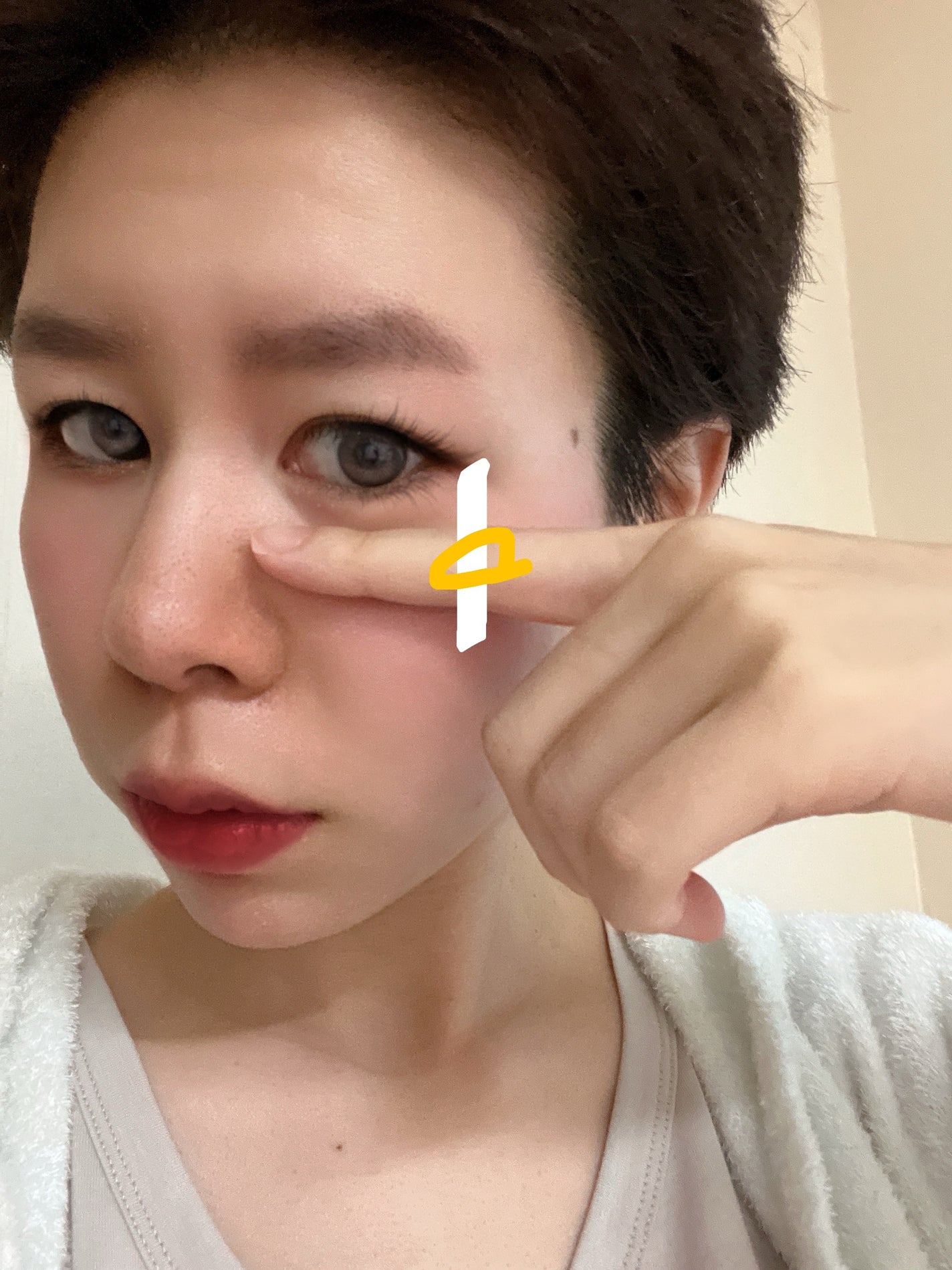 &.パウダーチーク/DAISO/パウダーチークを使ったクチコミ(2枚目)