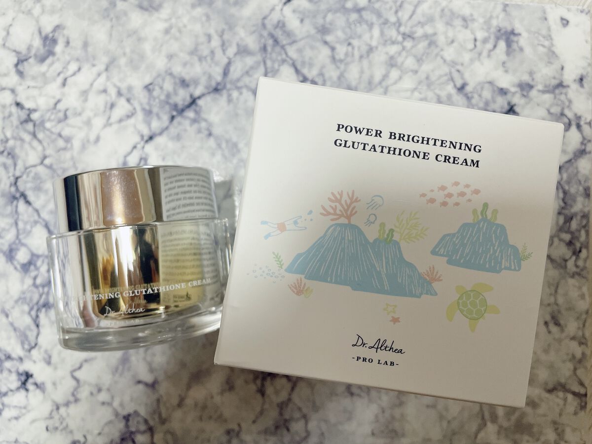 パワーブライトニング グルタチオンクリーム/Dr.Althea/フェイスクリームを使ったクチコミ（1枚目）