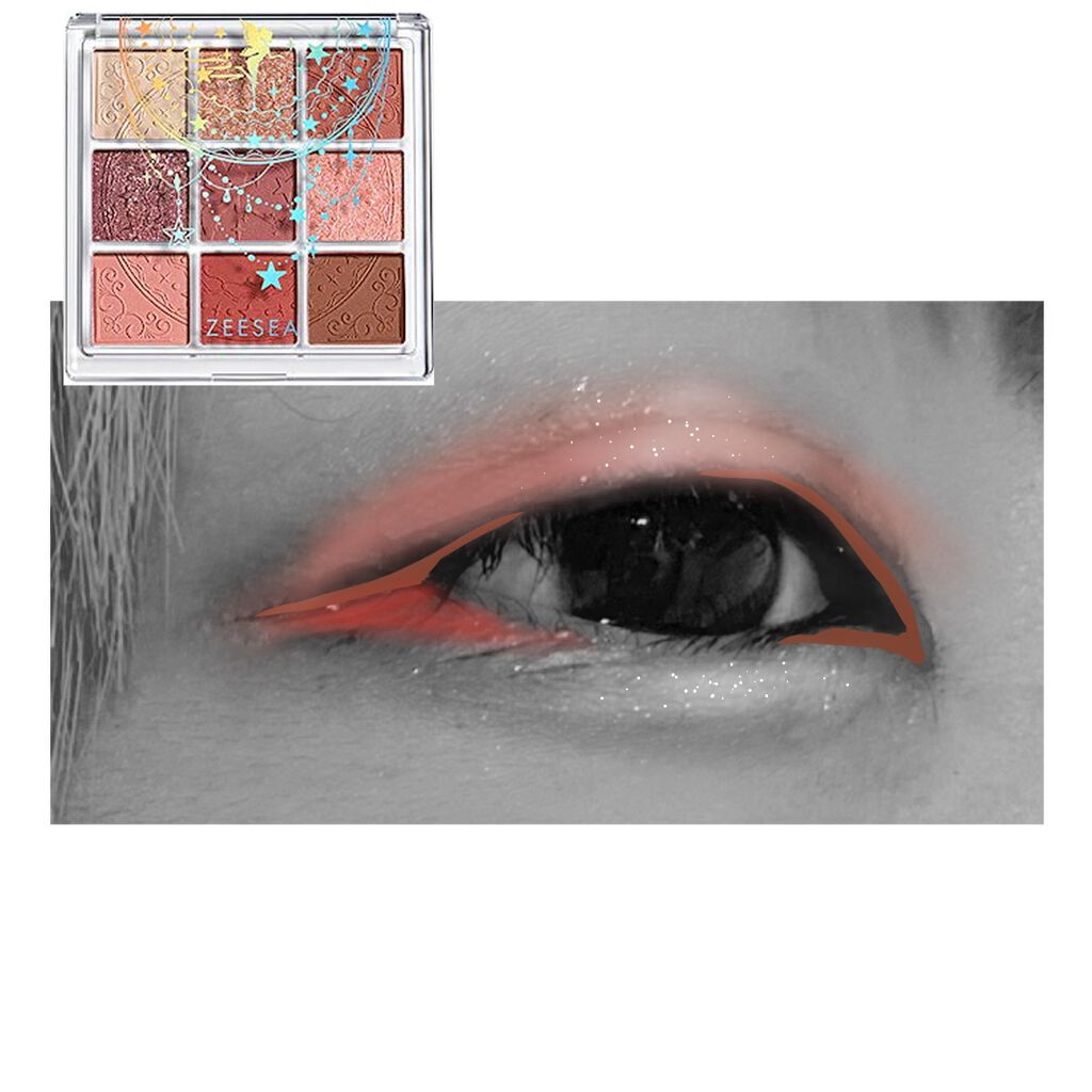 シルキースフレアイズ/キャンメイク/アイシャドウパレットを使ったクチコミ（3枚目）