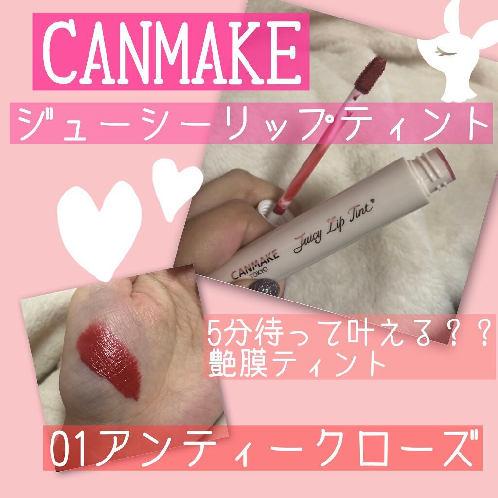 ジューシーリップティント/キャンメイク/口紅を使ったクチコミ(1枚目)