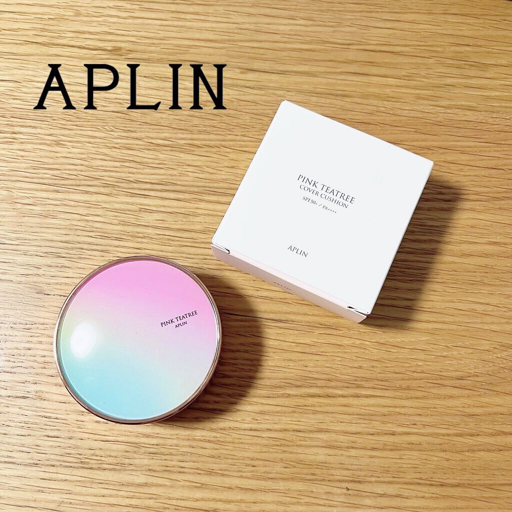 ピンクティーツリーカバークッション/APLIN/クッションファンデーションを使ったクチコミ(1枚目)