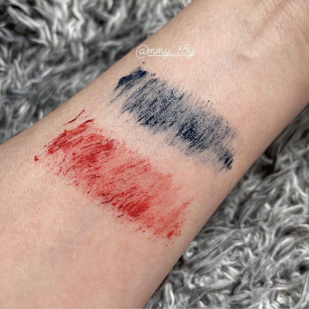 ダイヤモンドシリーズ カラーマスカラ サビ赤/ZEESEA/マスカラを使ったクチコミ（2枚目）