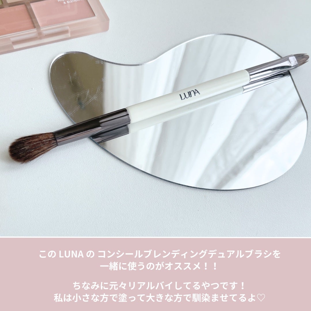 コンシールブレンダーパレット/LUNA/パレットコンシーラーを使ったクチコミ(5枚目)