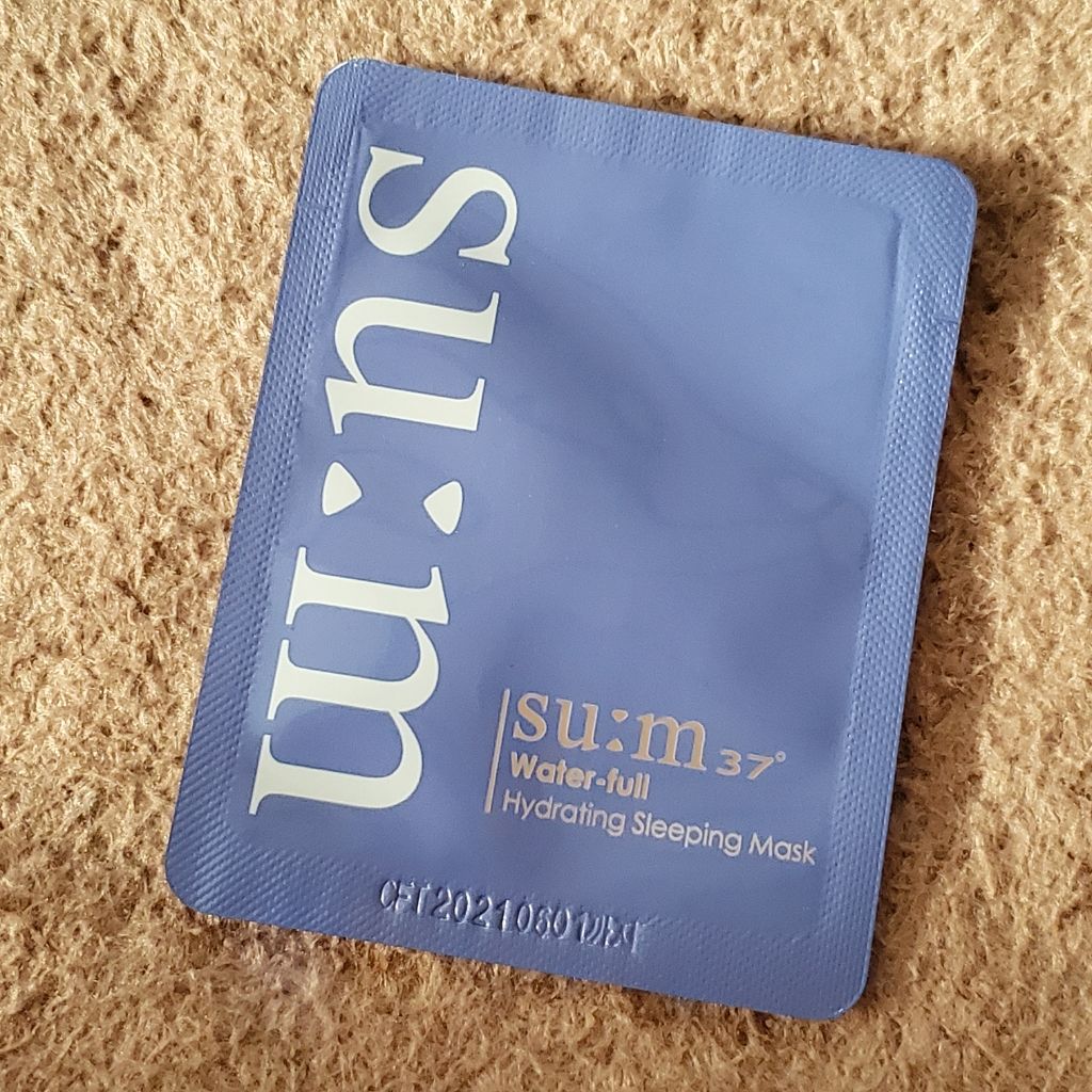 ウォーターフル ハイドレイティング スリーピング マスク/su:m37°/フェイスクリームを使ったクチコミ（1枚目）