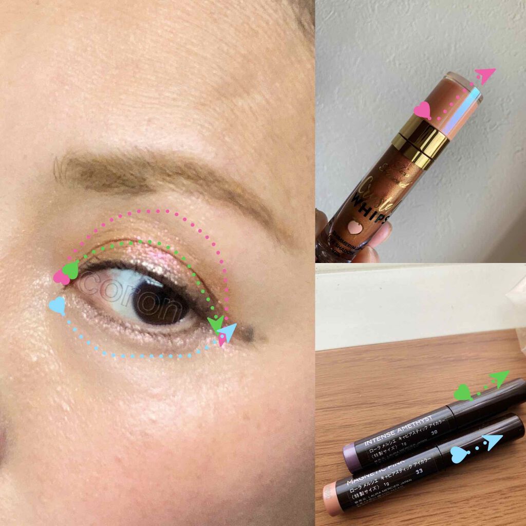 クリスタルホイップス ロングウェアリング シマ—リング アイシャドウ イッツ リット/Too Faced/リキッドアイシャドウを使ったクチコミ（3枚目）