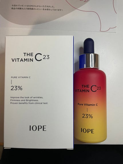 ザビタミンC23/IOPE/美容液を使ったクチコミ(1枚目)