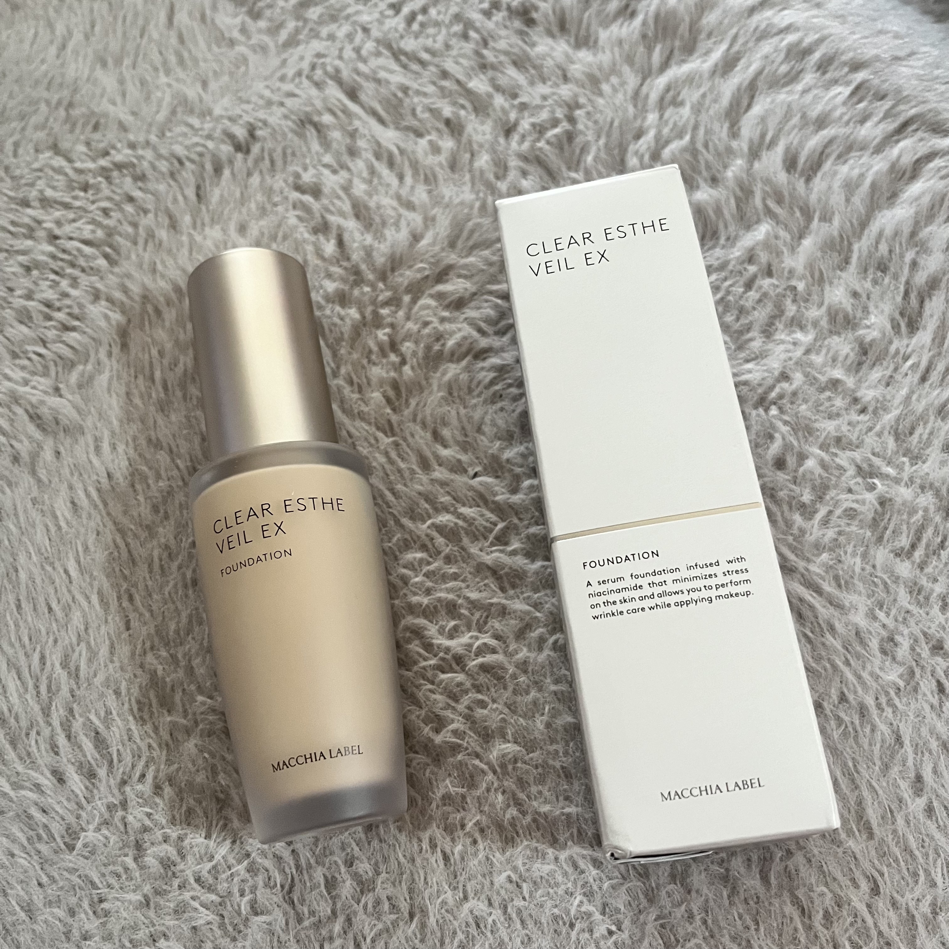 薬用クリアエステヴェールEX 02 オークル/Macchia Label/リキッドファンデーションを使ったクチコミ（1枚目）