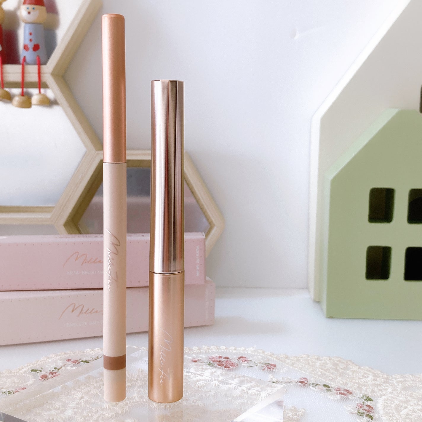 ティアーズアイバッグペンシル/MilleFée/ジェル・クリームアイシャドウを使ったクチコミ(6枚目)