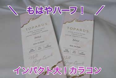 TOPARDS 1day/TOPARDS/ワンデー（１DAY）カラコンを使ったクチコミ（1枚目）