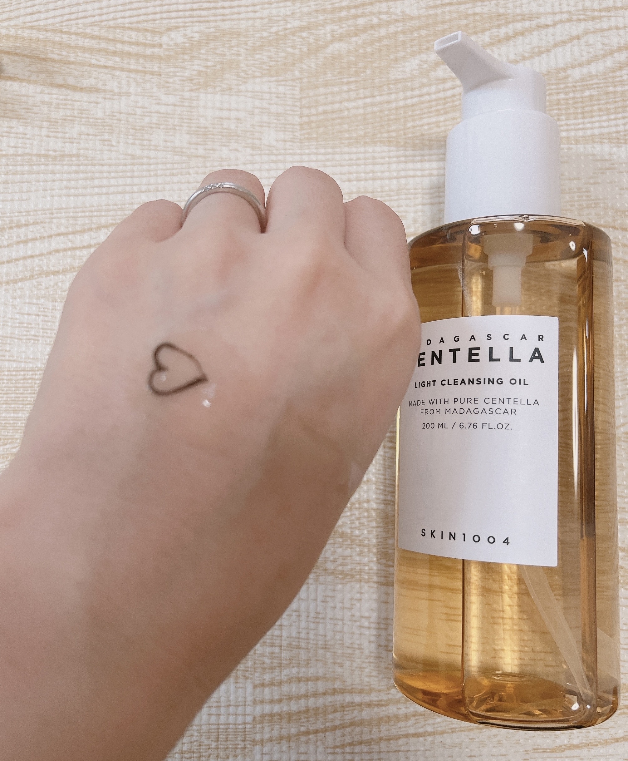 センテラ ライトクレンジングオイル/SKIN1004/オイルクレンジングを使ったクチコミ（2枚目）