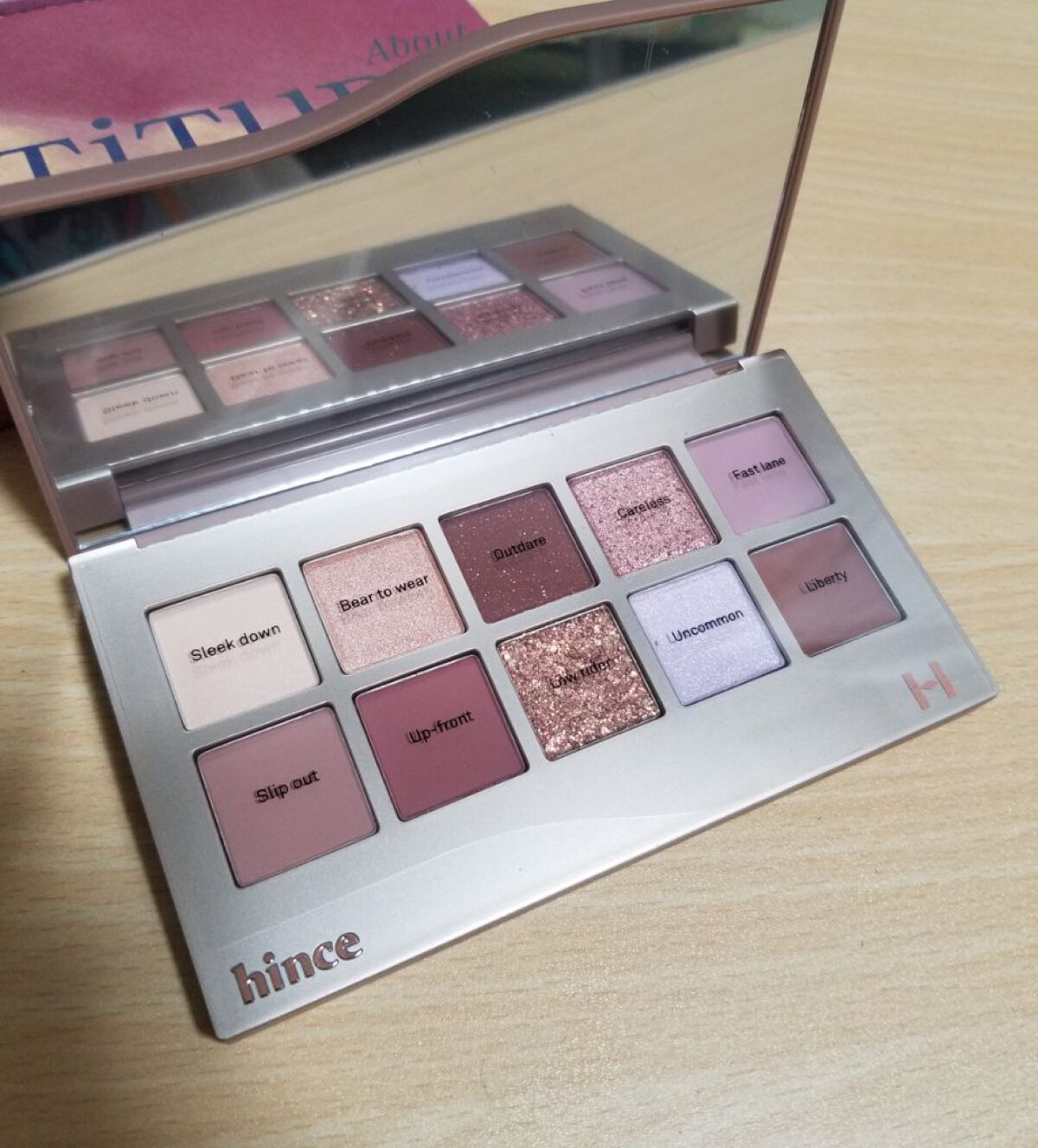 ニューデップスアイシャドウパレット/hince/アイシャドウパレットを使ったクチコミ(1枚目)