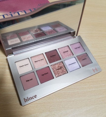 ニューデップスアイシャドウパレット/hince/アイシャドウパレットを使ったクチコミ(1枚目)