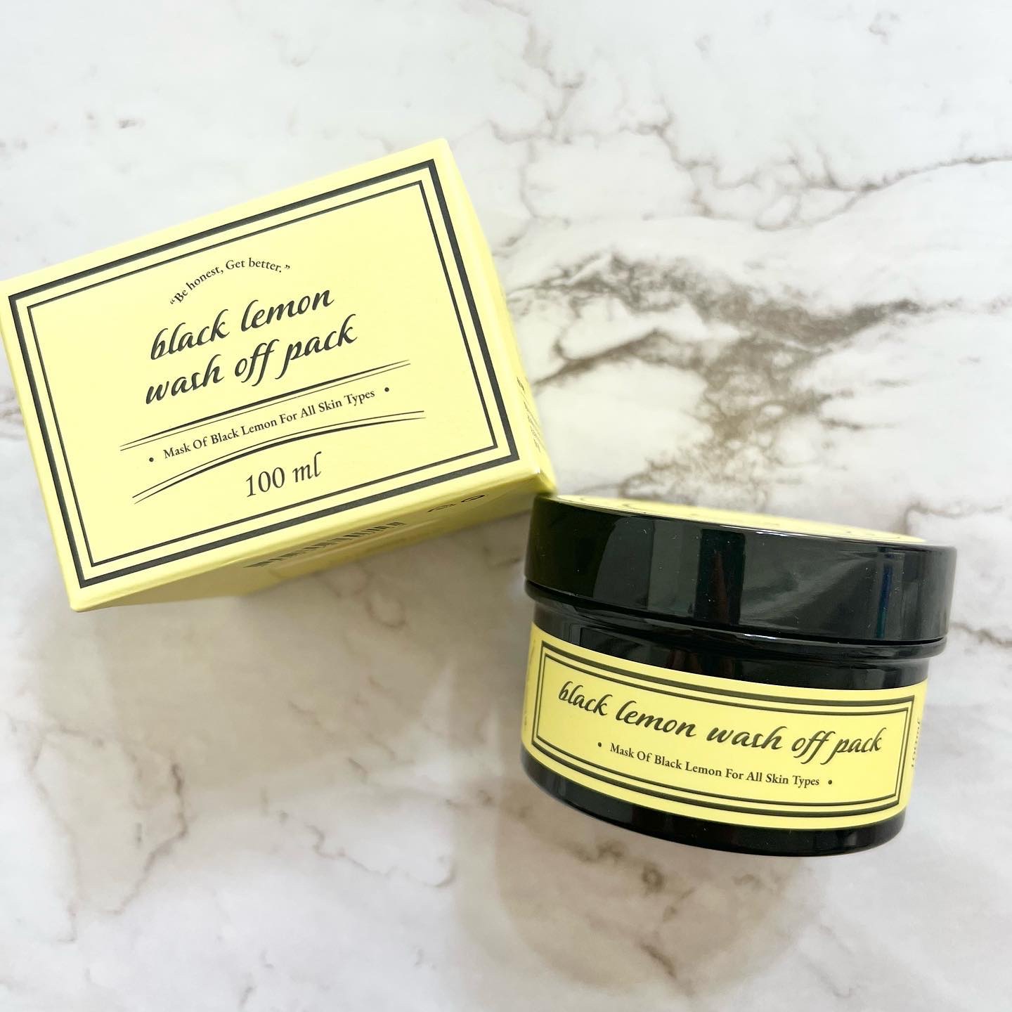 black lemon wash off pack/Aetem /洗い流すパック・マスクを使ったクチコミ（1枚目）