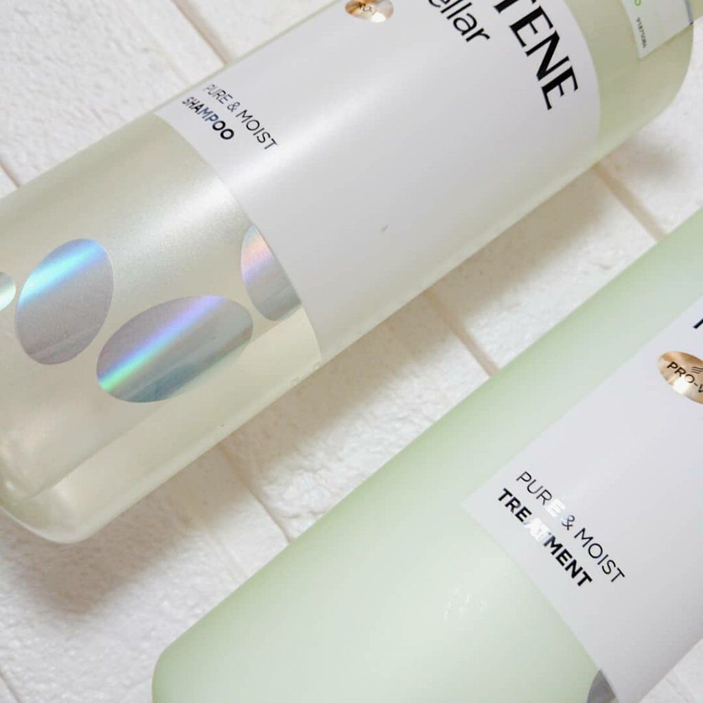 PRO-V ミセラー ピュア＆モイスト ノンシリコンシャンプー/トリートメント/パンテーン/市販シャンプーを使ったクチコミ（2枚目）