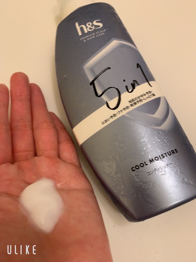 5in1クールモイスチャーシャンプー/コンディショナー/h&s/市販シャンプーを使ったクチコミ（3枚目）