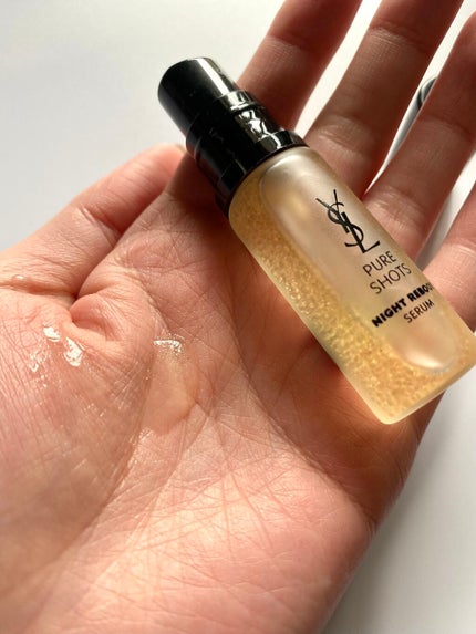 ピュアショット ナイト リチャージセラム/YVES SAINT LAURENT BEAUTE/美容液を使ったクチコミ(3枚目)