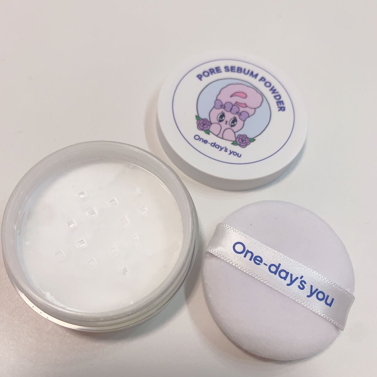 ポアセバムパウダー/One-day's you/ルースパウダーを使ったクチコミ(3枚目)