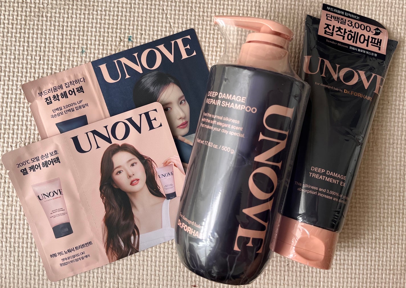 ディープダメージシャンプー&トリートメントセット/UNOVE/シャンプー・コンディショナーを使ったクチコミ(3枚目)