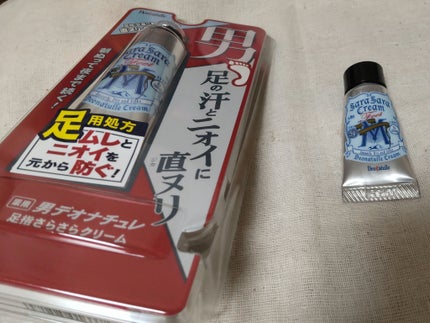 薬用足指さらさらクリーム/デオナチュレ/デオドラント・制汗剤を使ったクチコミ(3枚目)