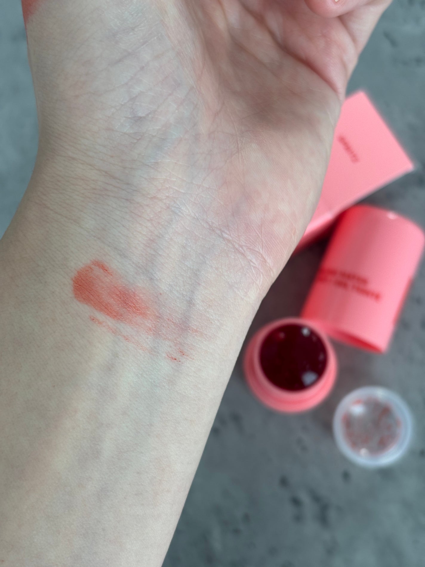 Cooling Water Jelly Tint リップ&チーク/Milk MAKEUP/口紅を使ったクチコミ(2枚目)