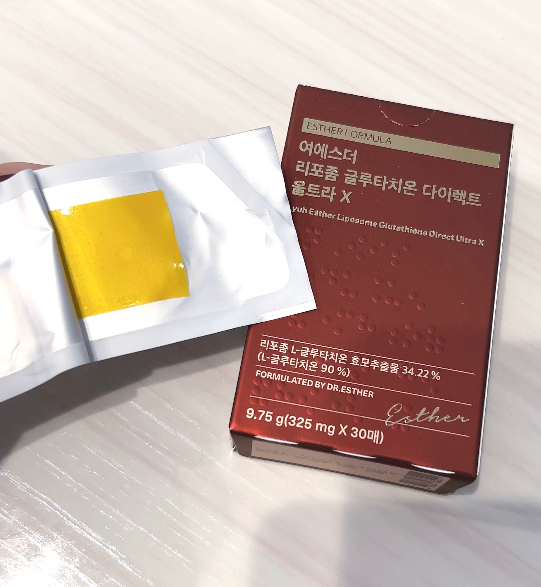 ヨエスターGLTダイレクトウルトラX/ESTHER FORMULA/美容サプリメントを使ったクチコミ（2枚目）