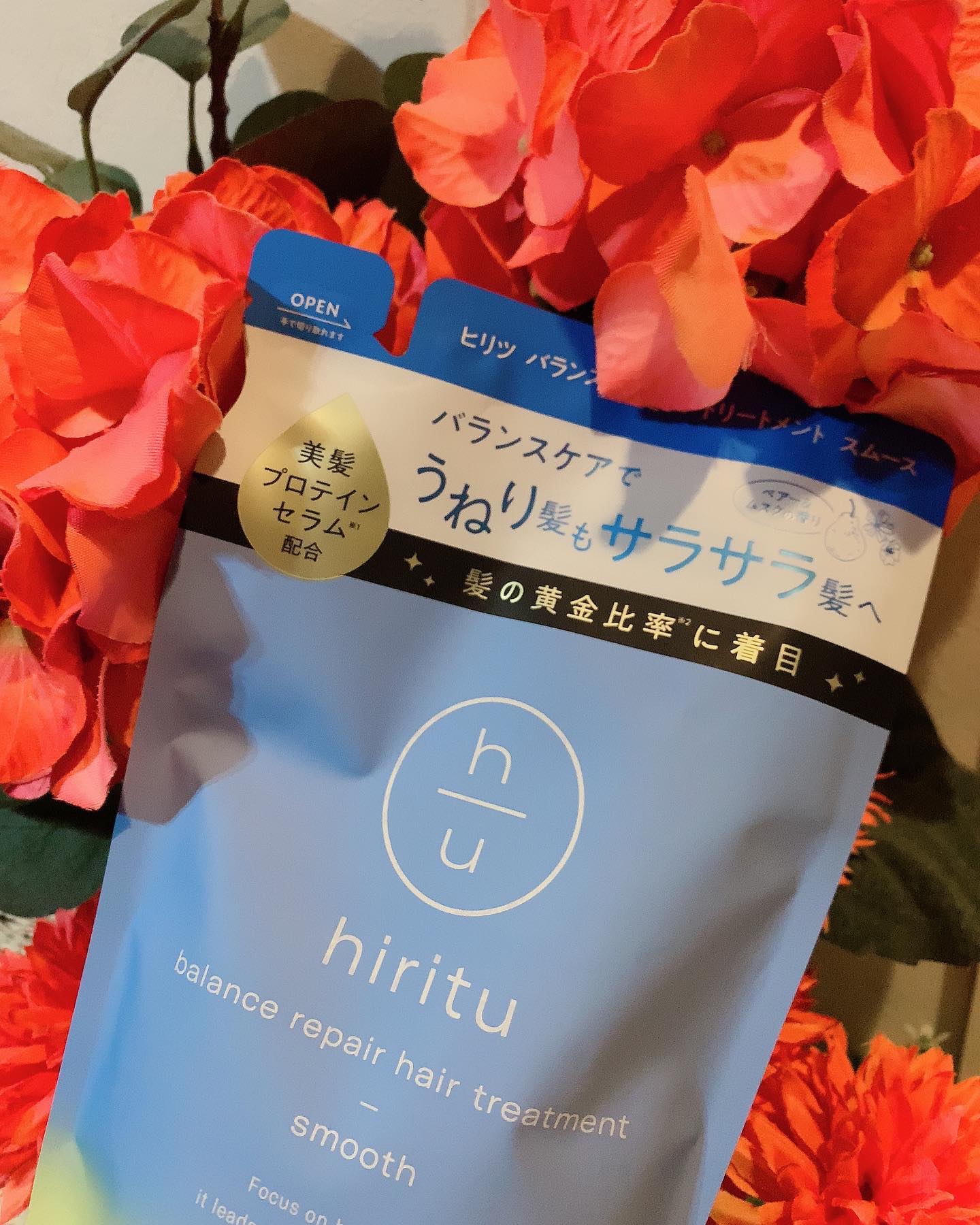バランスリペア シャンプー/ヘアトリートメント スムース/hiritu/市販シャンプーを使ったクチコミ（1枚目）